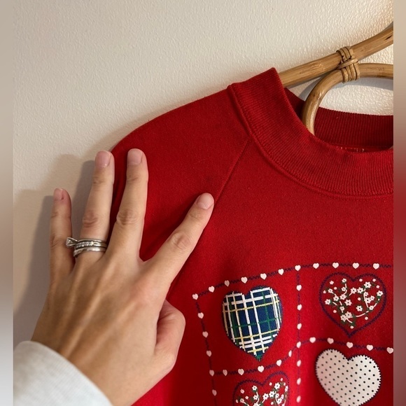 Cottagecore Vintage Holiday/Valentine Sweatshirt - Picture 11 of 14